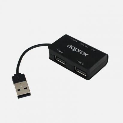 Hub 3 Port Usb 2.0&Amp;Card Reader Sd/Micro Sd Approx HT8B