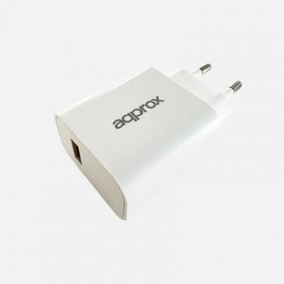 Charging Adapter Wall 1 X Quickcharge 18W/3A &Amp; Type-C Cable 1M Approx USBWALL18