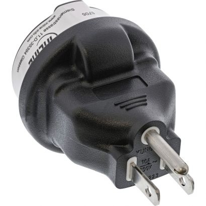 Travel Adapter Nema 5-15 To Schuko Female Intos 16705