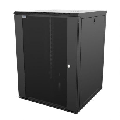 Επίτοιχη Com Βοχ Wall 16U Με Βάθος 600Mm  Μαύρη (Οπές Μ10) Mirsan WTC16U60MN.01