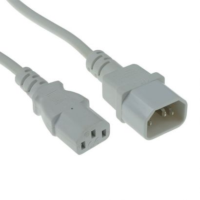 Καλωδιο Επεκτασης Τροφοδοσιας C13 - C14 3M Λευκό Intronics AK5427