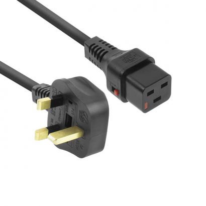 Καλωδιο Τροφοδοσιας 2M Uk Male - C19 Lock Intronics AK5061