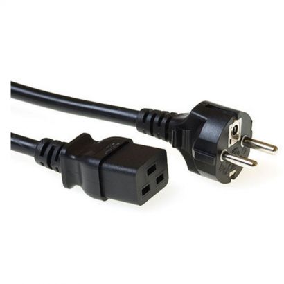 Καλωδιο Ρευματος  C19 Σε Σουκο 2M 16A Ευθεια Intronics AK5412