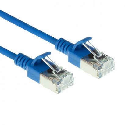 U/Ftp 2M Cat6A Μπλέ Slim Lszh Intronics DC7602