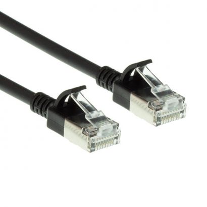U/Ftp 5M Cat6A Μαυρο Slim Lszh Intronics DC7905