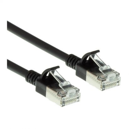 U/Ftp 10M Cat6A Μαυρο Slim Lszh Intronics DC7910