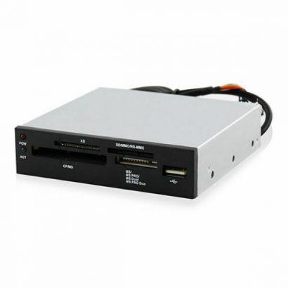 Panel 3.5&Quot; Card Reader Internal Black  With Usb 2.0 Port Intronics EM9000