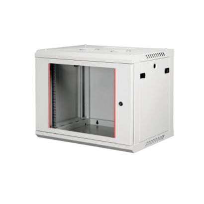 Επίτοιχη Καμπίνα Steel 12U Με Βάθος 600Mm Light Grey Steel STEEL-12U6060-LG-A