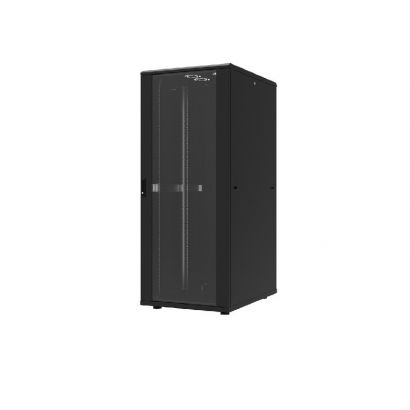 Επιδαπέδια Καμπίνα 22U Με Βάθος 60 Cm,  Glass Door / Flat Pack Steel STEEL-2266F