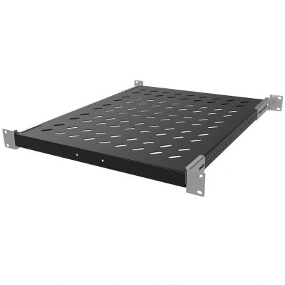 Ραφι 1Uγια Rack Με Βαθος 80Cm 50Kgr L=52,5Cm+Brackets Ral9005 Mirsan SBR80.01YK