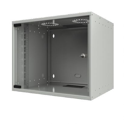 Επίτοιχη Καμπίνα 6U Με Βάθος 450 Mm &Apos;&Apos;Flat Pack&Apos;&Apos; Light Grey (Οπες Μ10) Mirsan SOH06U45DE19.02