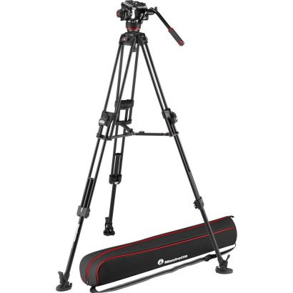 Manfrotto 504X + Alu Fast Twin Tripod