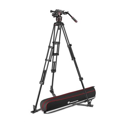 Manfrotto Nitrotech 608 and alu twin leg gs