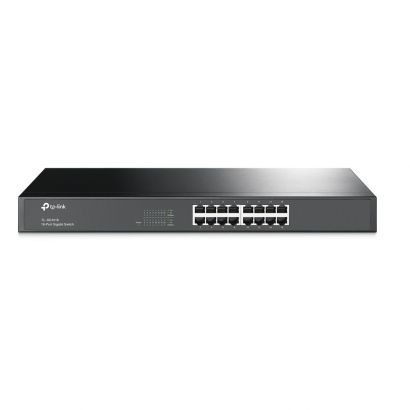 SWITCH 16 Gigabit RJ45 Ports, 1U 19-inch Rack-mountable Case TL-SG1016 TP-Link