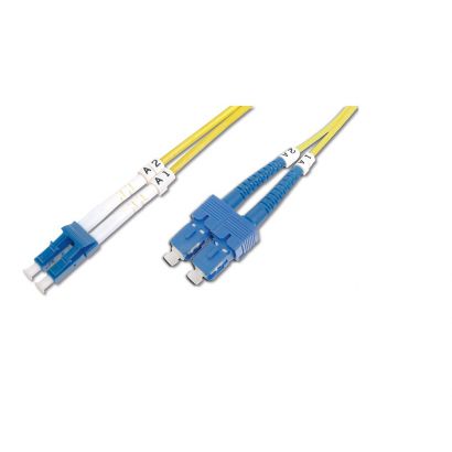 F/O LC-SC 0.25m singlemode LSZH S2T212D0,25YL BV Fiber