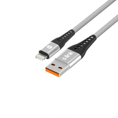 Cable Data/Charge (Fast Charge) Lightning to USB Type-A 1m 3Α 34819/STM55L S-Link