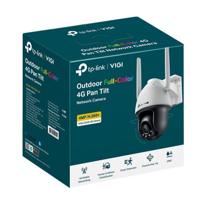 4MP Outdoor Full-Color 4G Pan Tilt Network Camera VIGI C540-4G(4mm) TP-Link
