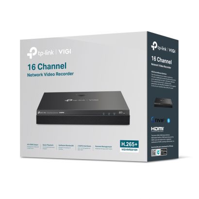 16 Channel Network Video Recorder (2 *SATA Interfaces) VIGI NVR2016H TP-Link