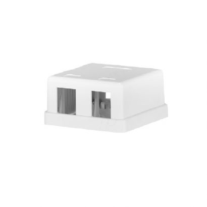 Πριζα Αυτοκολλητη Επιτοιχια 2*RJ45 W/o Keystone EC020400004 EFB
