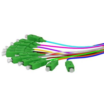 PIGTAIL SC/apc (12 τεμ) MULTICOLOR LSZH SA08E2MC LG Optic