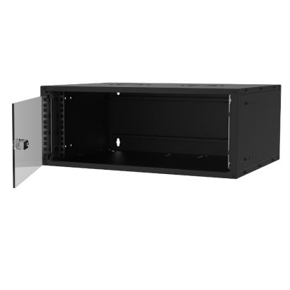 Επίτοιχη καμπίνα soho 4U με βάθος 400 mm ''Flat Pack'' RAL9005 40963 S-Link