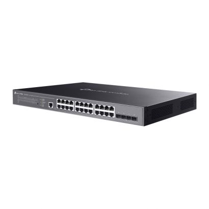 SWITCH 24-Port Gigabit and 4-Port 10GE SFP+ L2+ Managed Switch with 16-Port PoE+ & 8-Port PoE++ 500W SG3428XMPP TP-Link
