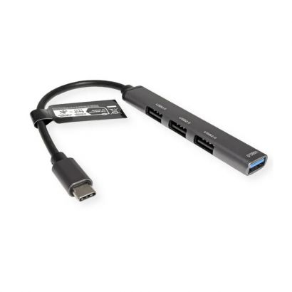 HUB USB Type-C M to 3 ports USB 2.0 Type-A F & 1 port USB 3.2gen1 Type-A F S3017-10 Standard