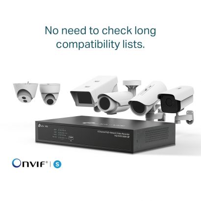 8 Channel PoE+ Network Video Recorder 53W (1*SATA Interfaces) VIGI NVR1008H-8P TP-Link