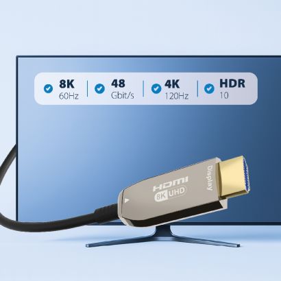 καλώδιο HDMI 30m 8K(7680x4320@60Hz) Fiber Optic Cable ( AOC ) HDMI-21-00008 EFB