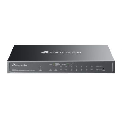 SWITCH Omada 10-Port +1 SFP Gigabit Easy Managed with 8-Port PoE+ 123W ES210GMP TP-Link