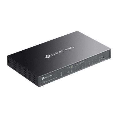 SWITCH Omada 10-Port +1 SFP Gigabit Easy Managed with 8-Port PoE+ 123W ES210GMP TP-Link