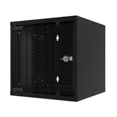 Επίτοιχη καμπίνα 9U 10" W=312mm, D=300mm BLACK WGB-1009TS.30 EFB