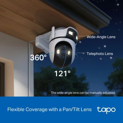 Camera Outdoor Dual Lens 2K 3MP Pan/Tilt Tapo C545D TP-Link