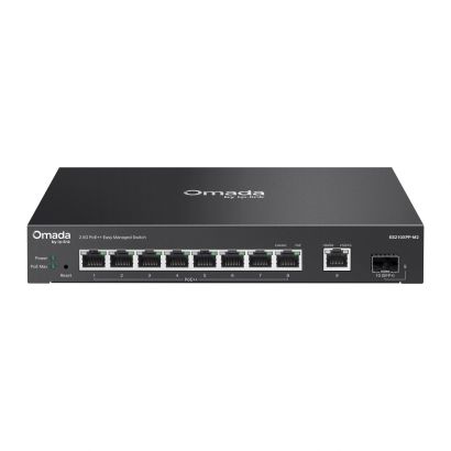 SWITCH Omada 8-Port 2.5G + 2-Port 10G Easy Managed Switch with 8-Port PoE++ 200W ES210XPP-M2 TP-Link