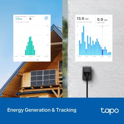 Mini Smart Wi-Fi Socket Outdoor , Energy Monitoring, Matter Certified TAPO P410M TP-Link