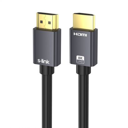 καλώδιο HDMI 5m Gold v2.1 8K(7680 x 4320@60Hz) 42462/SL-HM8K05 S-Link