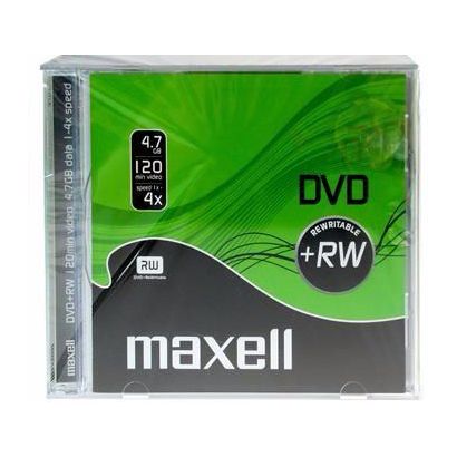 Dvd+Rw Maxell Jewel Case 4.7Gb/4X