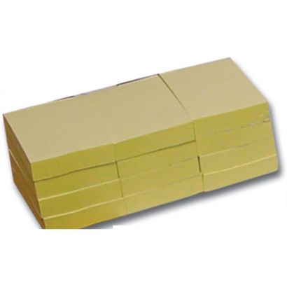 Αυτοκόλλητα χαρτάκια κίτρινα 3.8x5.1 εκ. Scripti (12 τεμάχια)