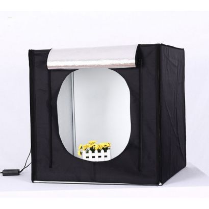 Κύβος Φωτογράφισης 60cm με Ενσωματωμένα Φωτιστικά LED Luminus