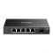 SWITCH 5-Port Gigabit+ 1*Gigabit SFP+ Smart Managed 4Port PoE+ 63W PoE Power Desktop Steel Case SG2206MP TP-Link