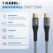 USB CABLE Type-C male to USB Type-C male (USB 2.0) PD3.0 100W 5A 1m (PD & DATA) USB-CC-00002 EFB